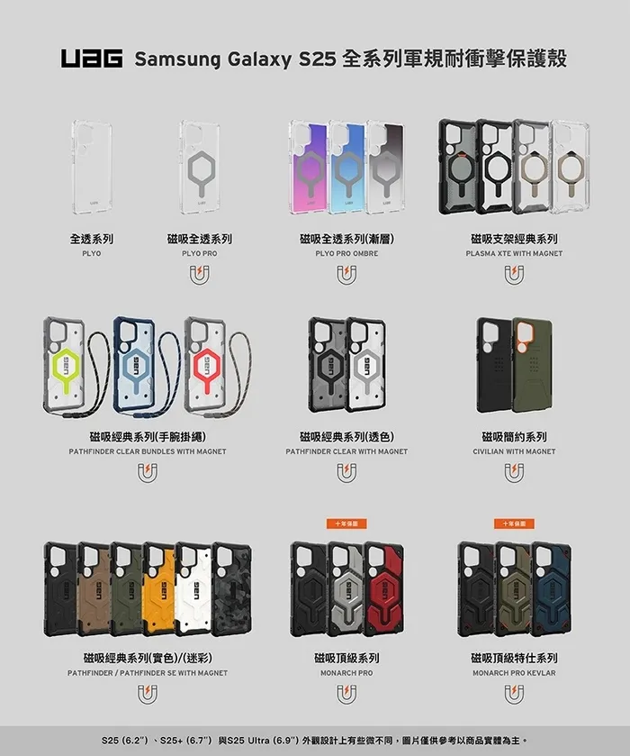 UAG 磁吸頂級(特仕)版款-Samsung S25
