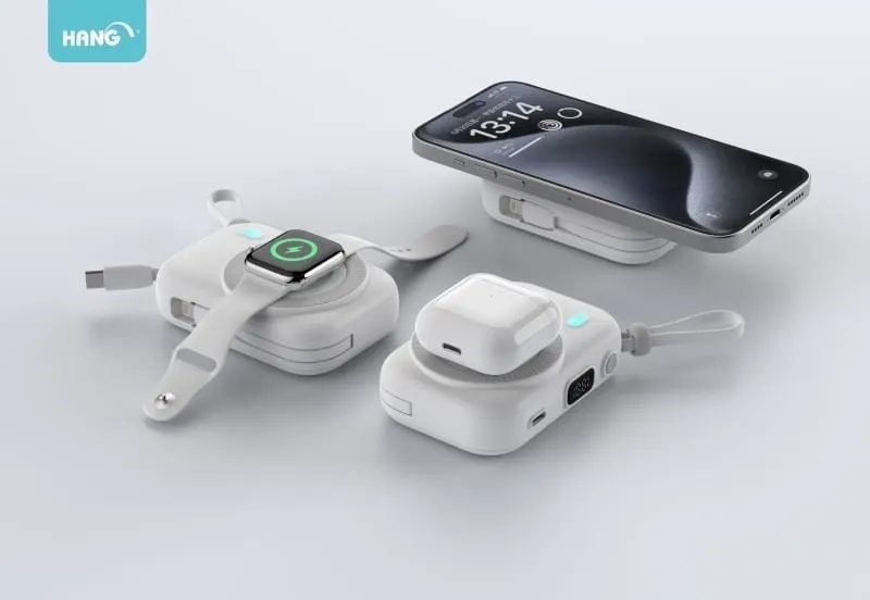 HANG-PD3C無線磁吸自帶雙線10000mAh行動電源
