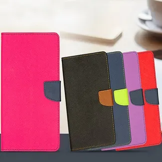 桃-陽光雙色側掀皮套-iPhone 13 Mini (5.4)