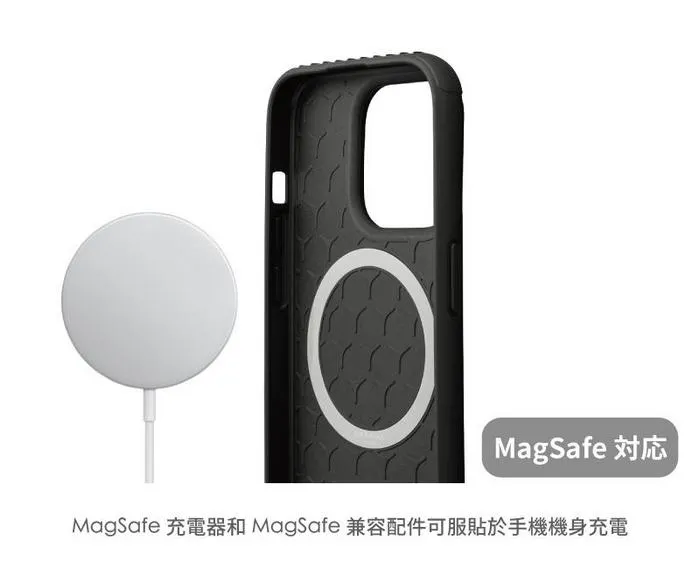 【Gramas】iPhone 15  Rib 磁吸防摔經典手機殼