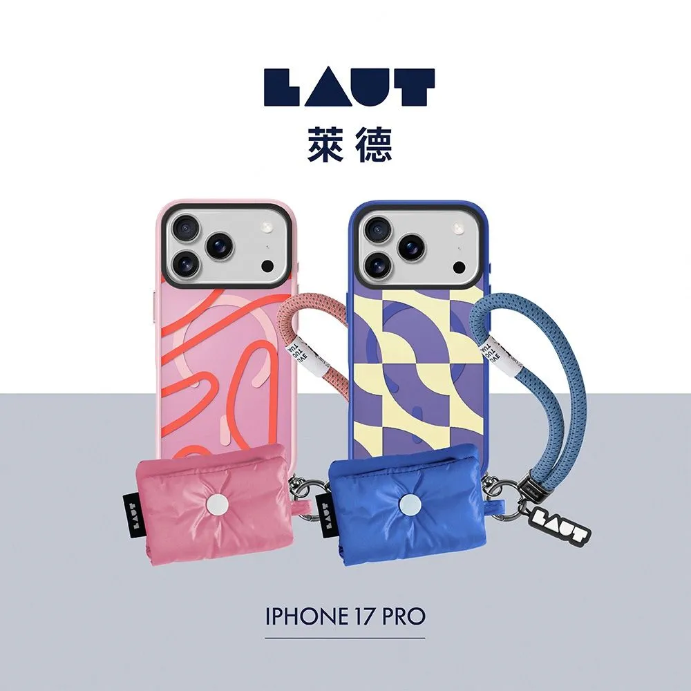 LAUT 萊德 iPhone 17 磁吸背板可拆日系保護殼