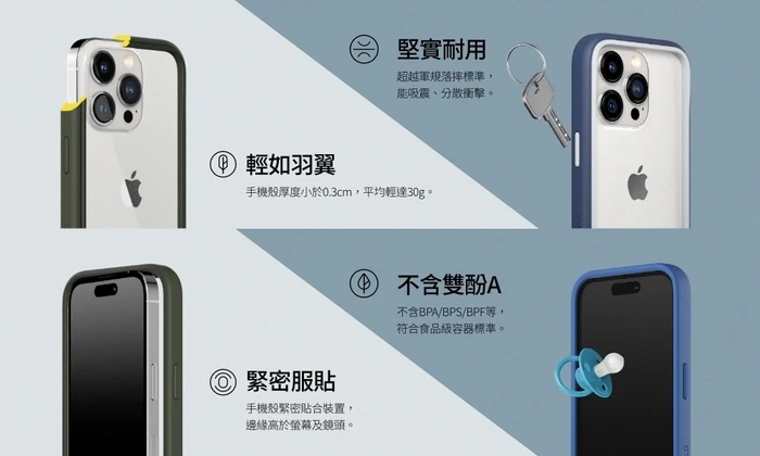 犀牛盾Mod NX ((MagSafe 兼容)- iPhone 15