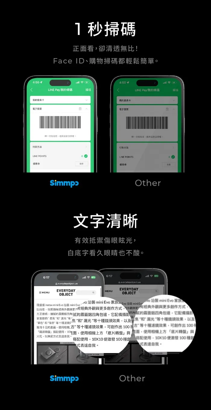 SIMMPO 護眼防窺-iPhone16+