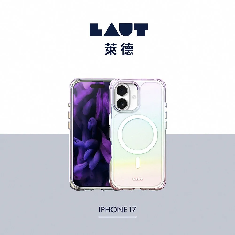 LAUT 萊德 iPhone 17 磁吸炫彩軍規耐衝擊保護殼