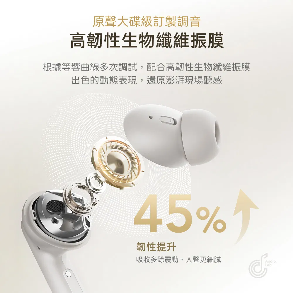 深灰 QCY HT15 主動降噪真無線藍牙耳機