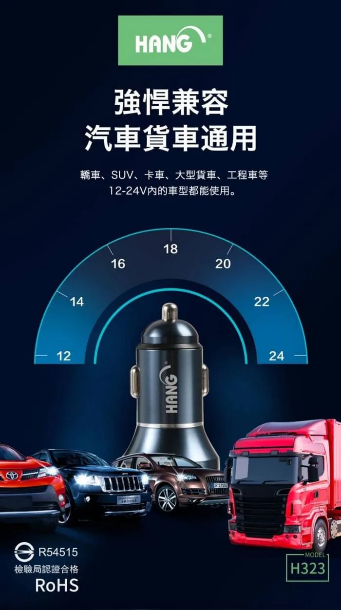 PD45W+QC25W 鋁合金顯示70W車充