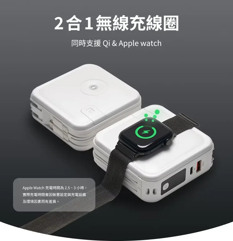 (全新) LaPO WT08S C+C 八合一多功能行動電源