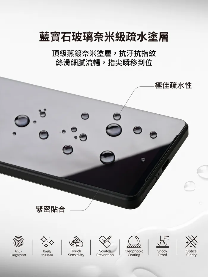 IMOS SONY XPERIA 1V 2.5D人造藍寶石康寧玻璃保貼