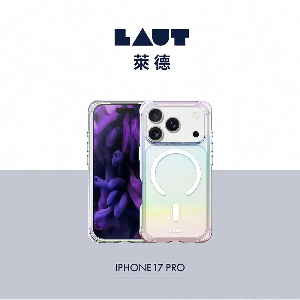 LAUT 萊德 iPhone 17 磁吸炫彩軍規耐衝擊保護殼