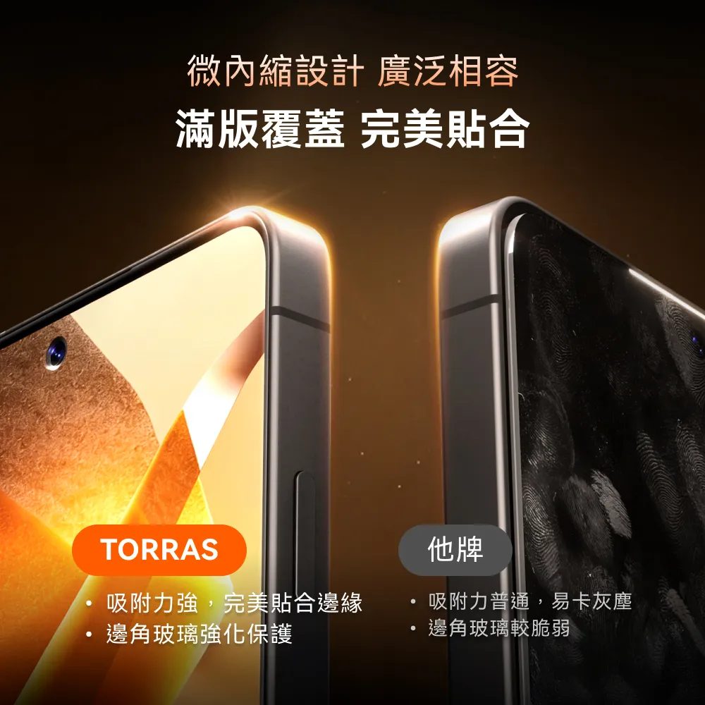 圖拉斯 S26 ULTRA 亮面滿版玻璃貼
