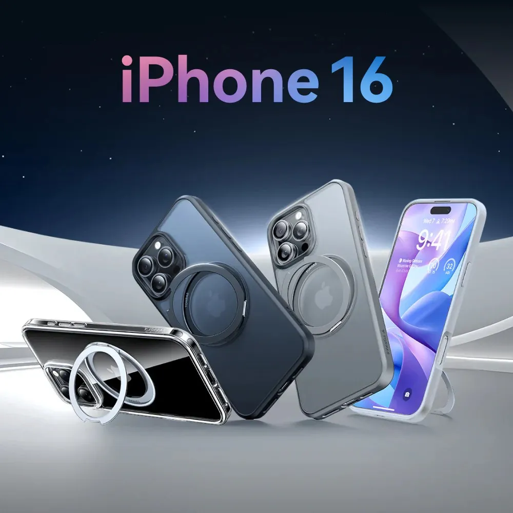 iPhone 16 Pro 圖拉斯Ostand Pro MagSafe旋轉磁吸
