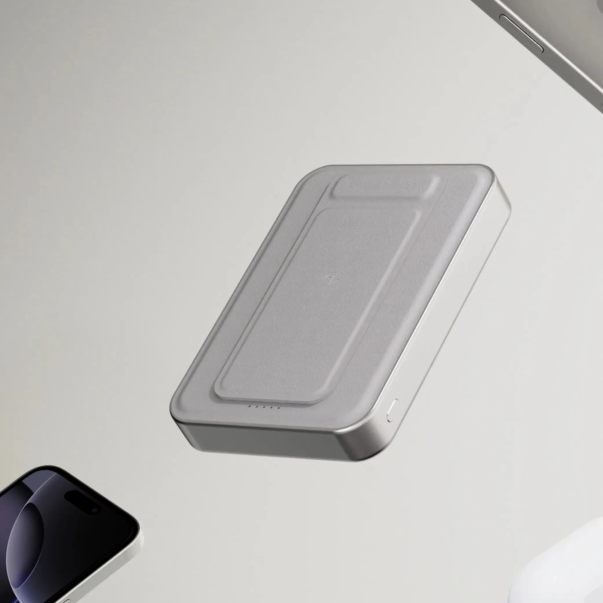 原鈦-Allite 10000mAh Qi2 超薄磁吸支架行動電源