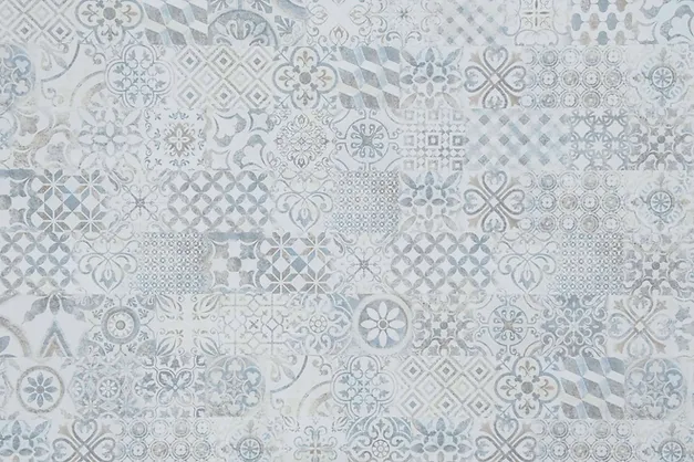 Retro Chic Blue Grey 布魯塞灰藍磚 