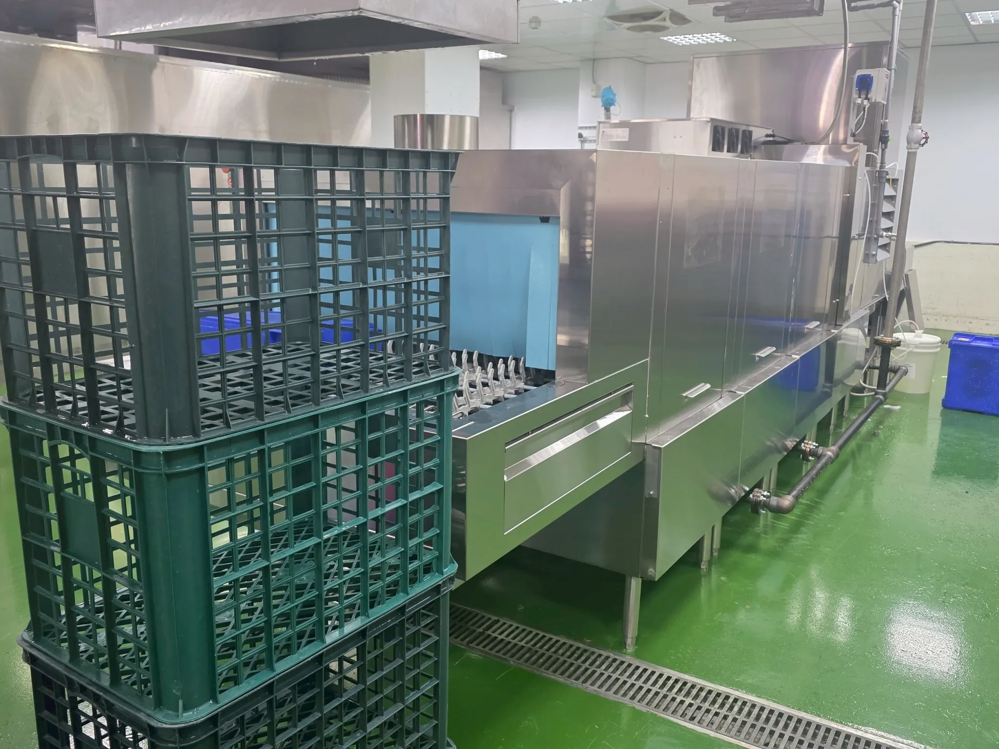 隨道式履帶洗籃機