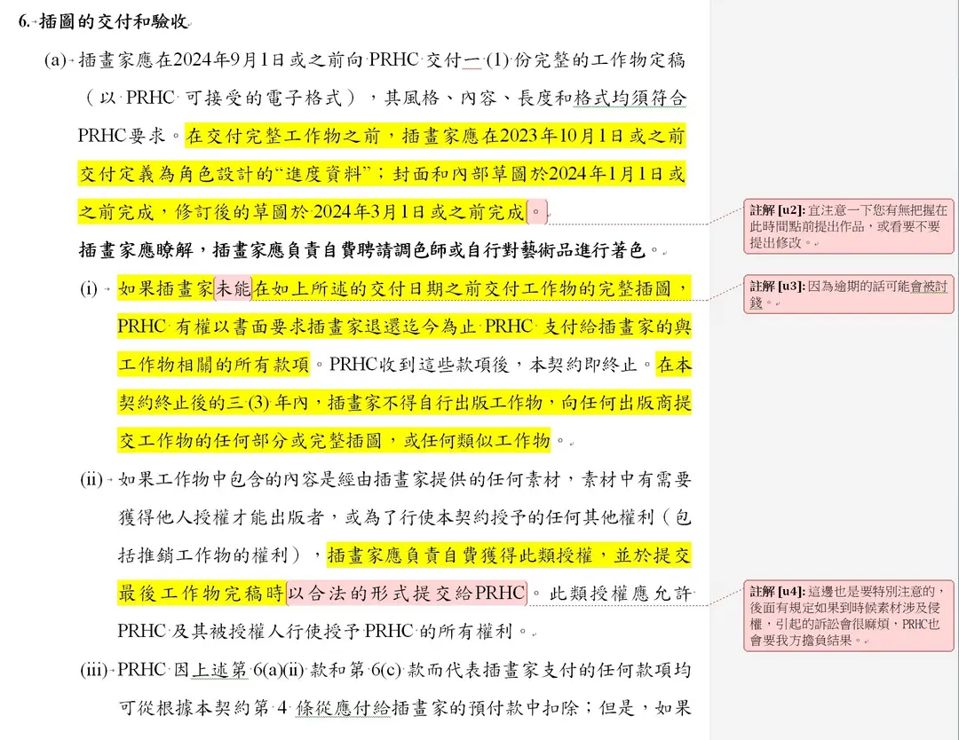 契約撰擬、翻譯與審閱