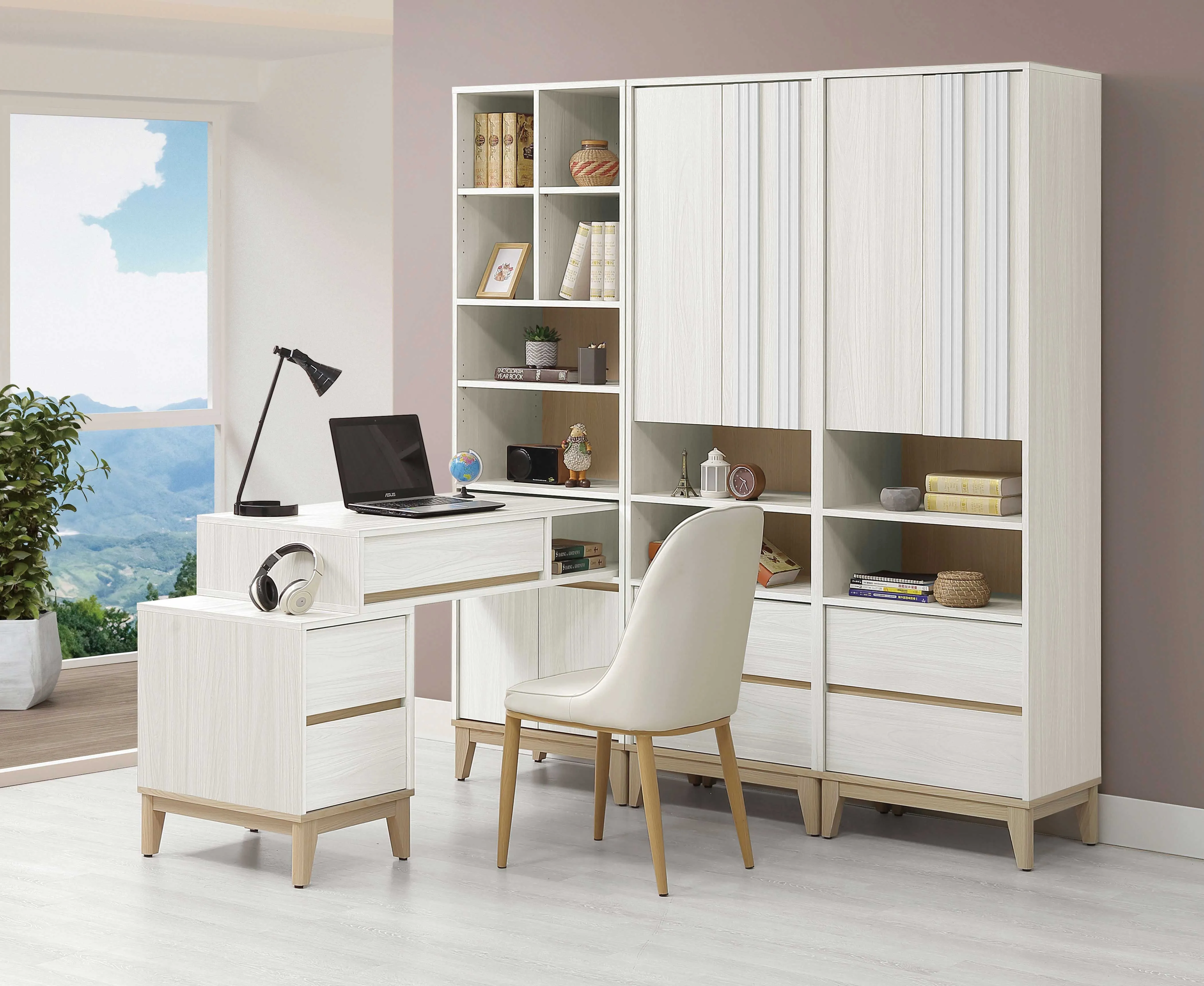 芮妮絲收納櫃/伸縮書桌