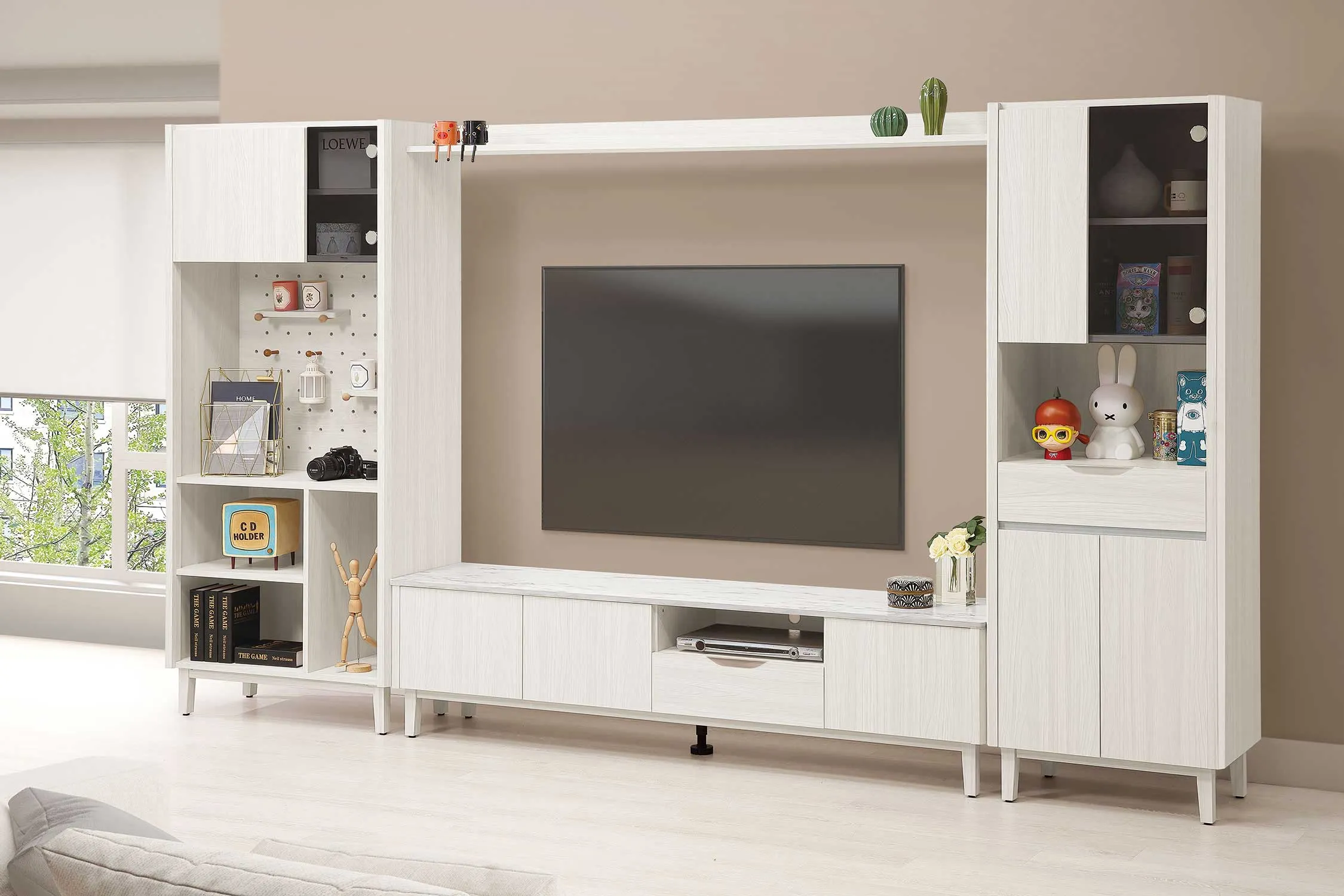 珍妮10.5尺組合電視櫃(全組)