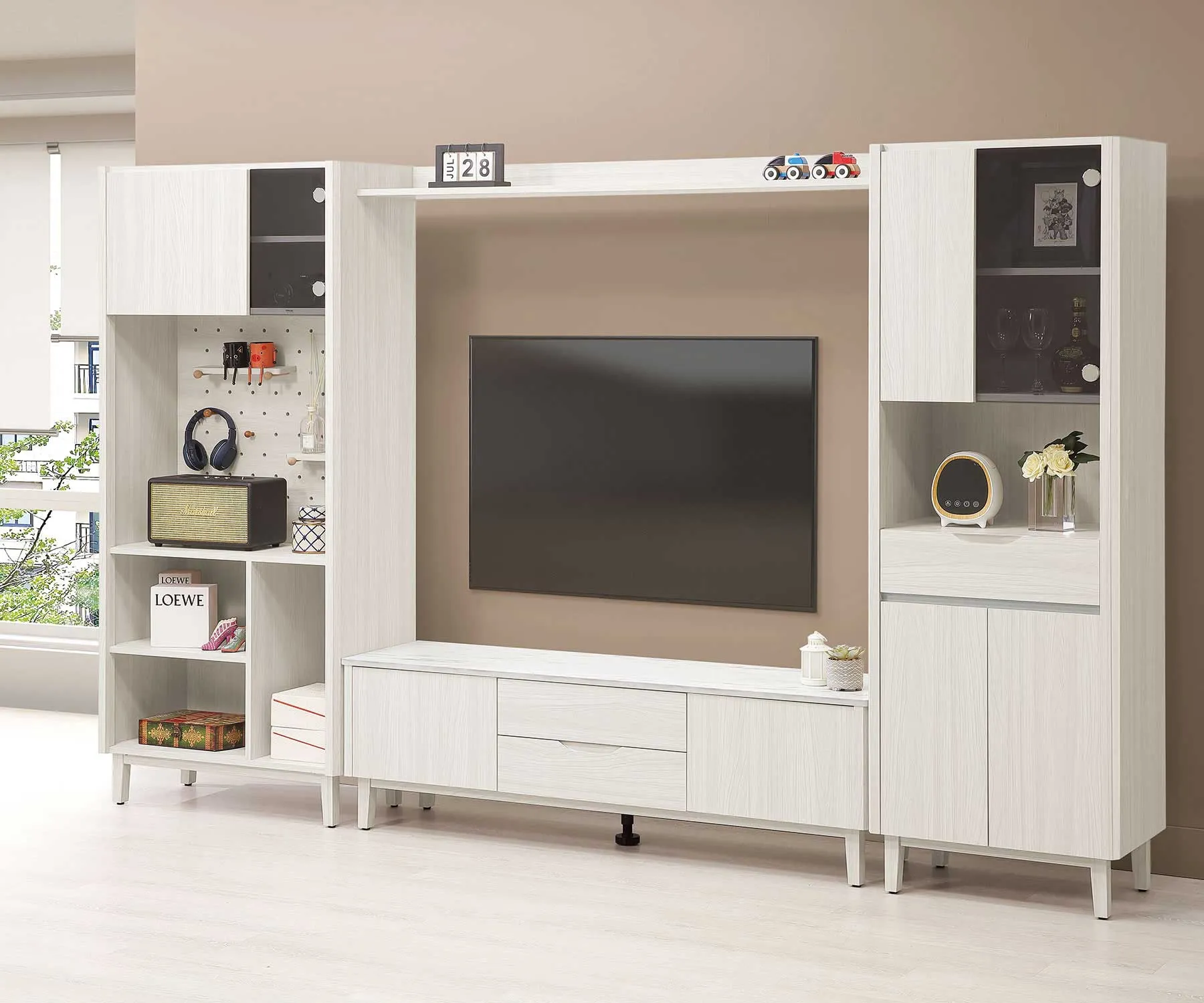 珍妮9.6尺組合電視櫃(全組)