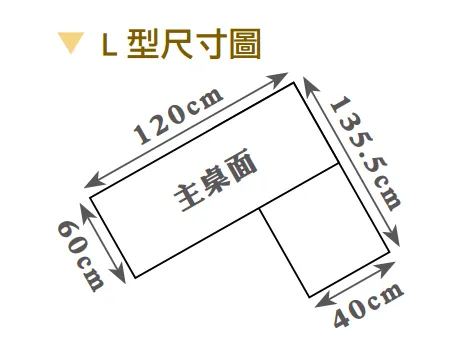 珍妮4尺旋轉書桌(往右開)
