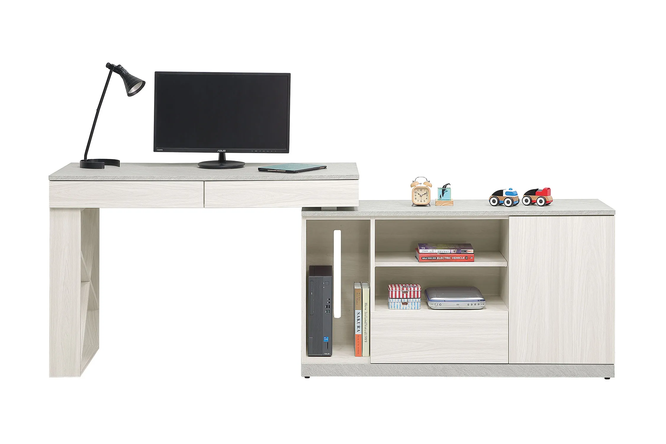 黛拉4尺組合書桌(全組)