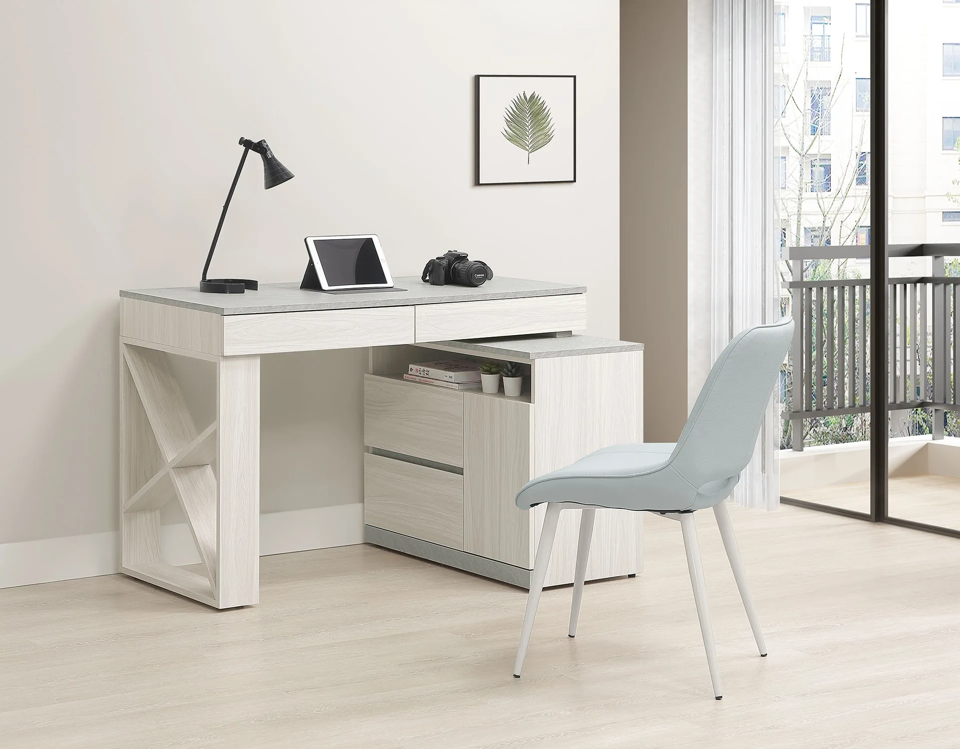 黛拉4尺組合書桌(全組)