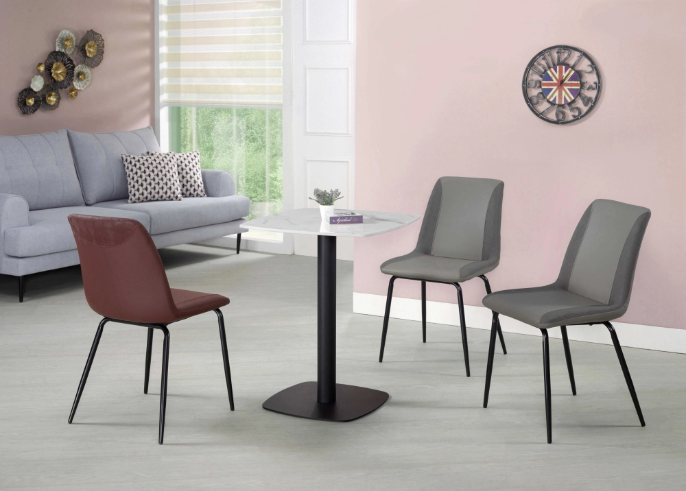 黑色方桌 /布餐椅 