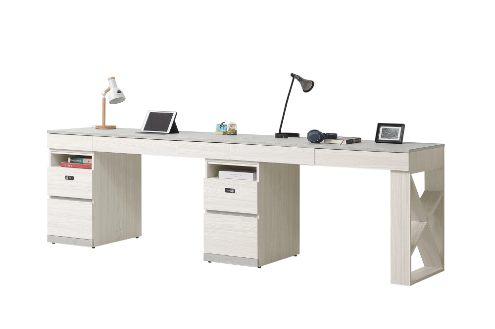 黛拉8.9尺九抽組合書桌(全組)