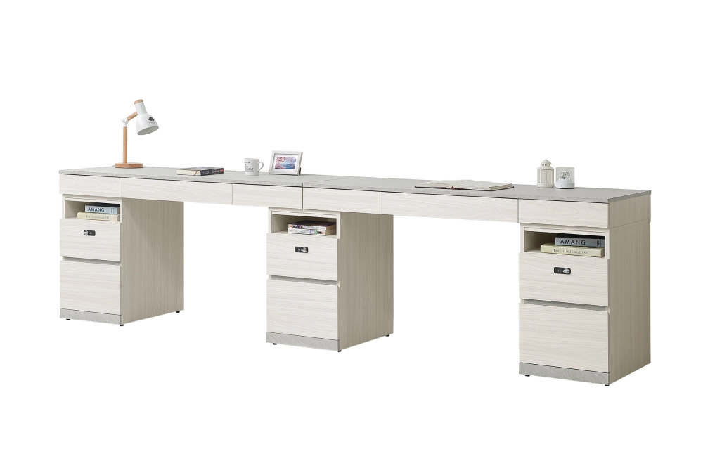 黛拉9.9尺十二抽組合書桌(全組)