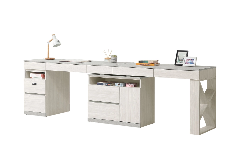 黛拉8.9尺九抽組合書桌(全組)