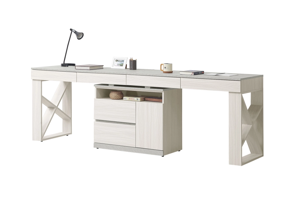 黛拉8尺六抽組合書桌(全組)