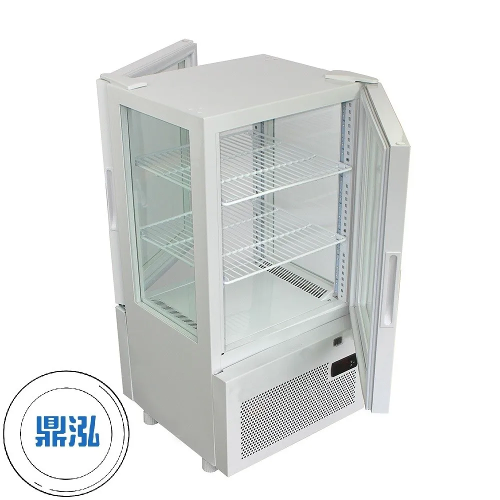 Warrior/直立四面玻璃(前後開門)冷藏展示櫃/63L