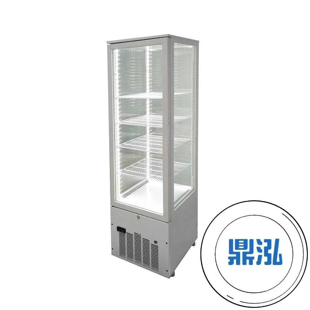 Warrior樺利/直立四面玻璃冷藏展示櫃/268L
