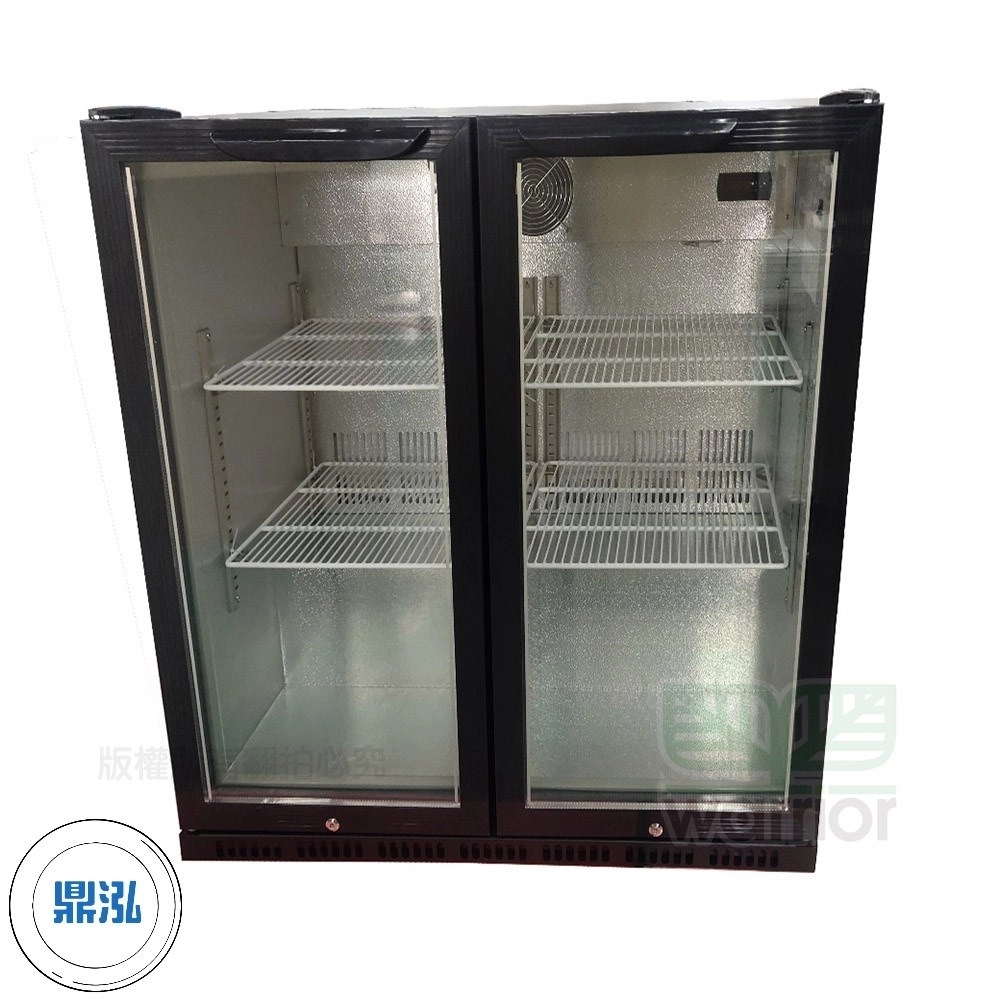  Warrior樺利/直立式雙們吧檯冷藏櫃/185L