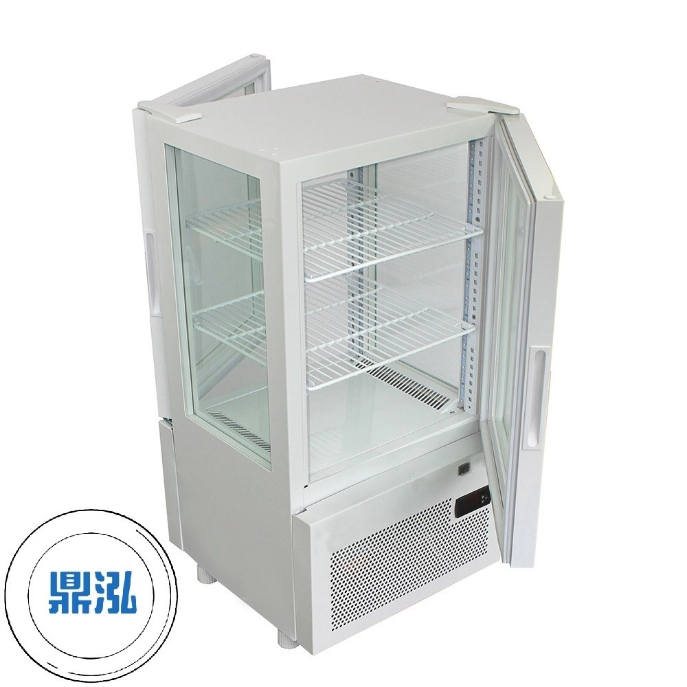 Warrior/直立四面玻璃(前後開門)冷藏展示櫃/63L