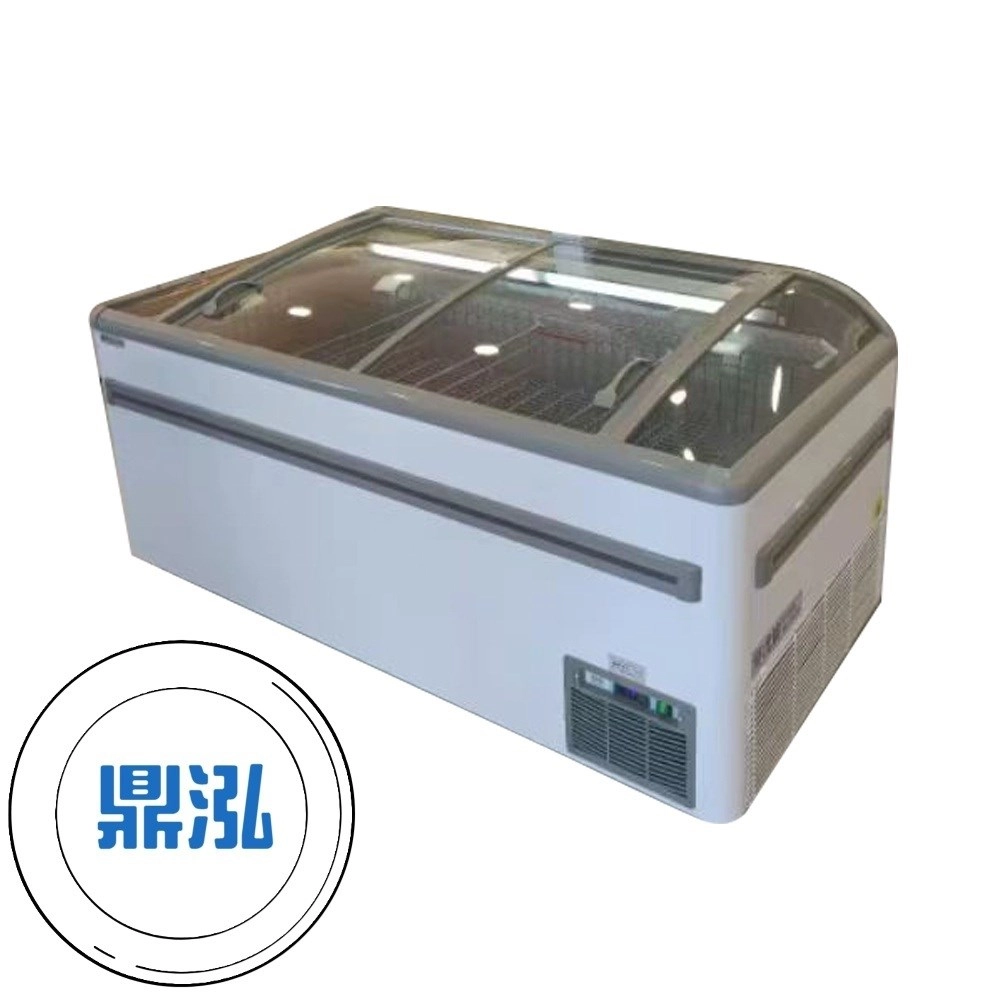 Warrior樺利/超市無霜弧形玻璃推拉冷凍櫃(擋頭櫃)/610L