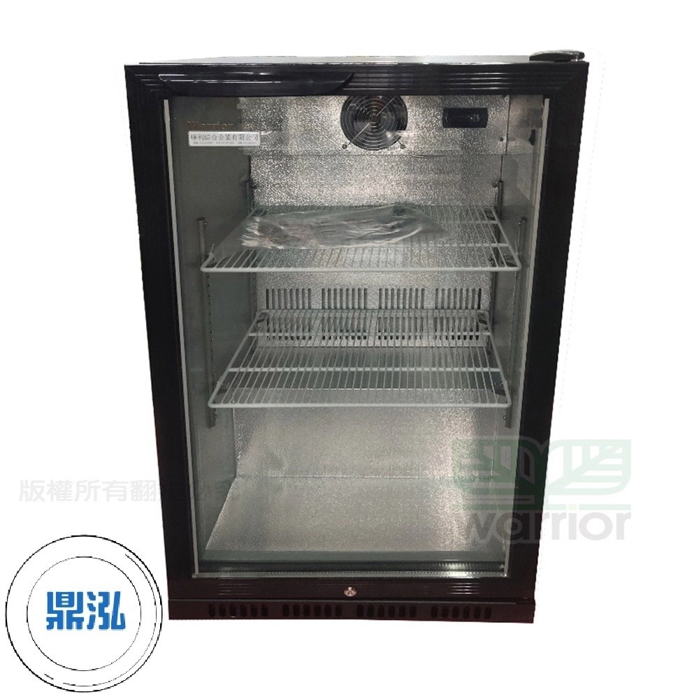 Warrior樺利/直立單門吧檯冷藏櫃/113L