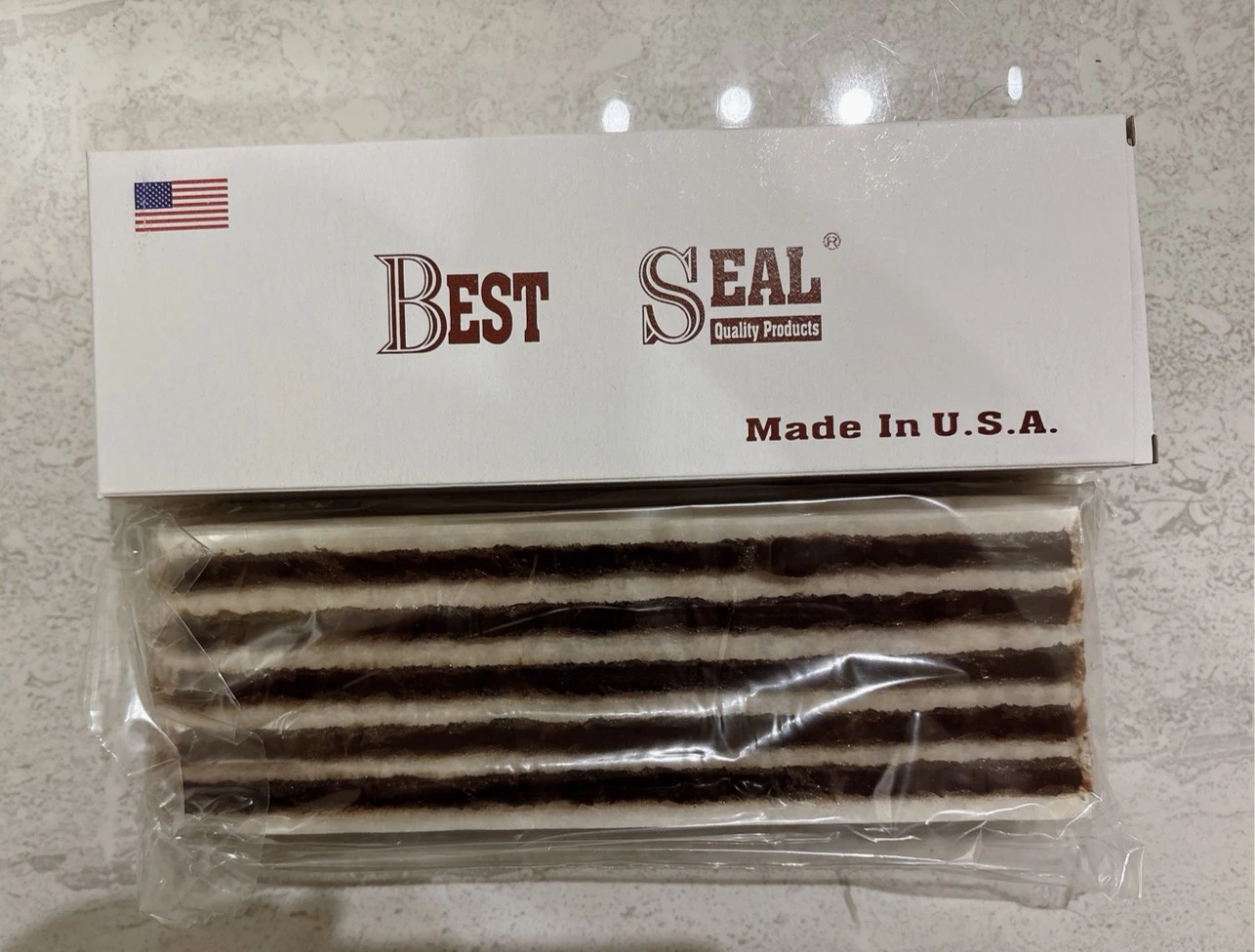 美國 BEST SEAL 補胎條 咖啡色