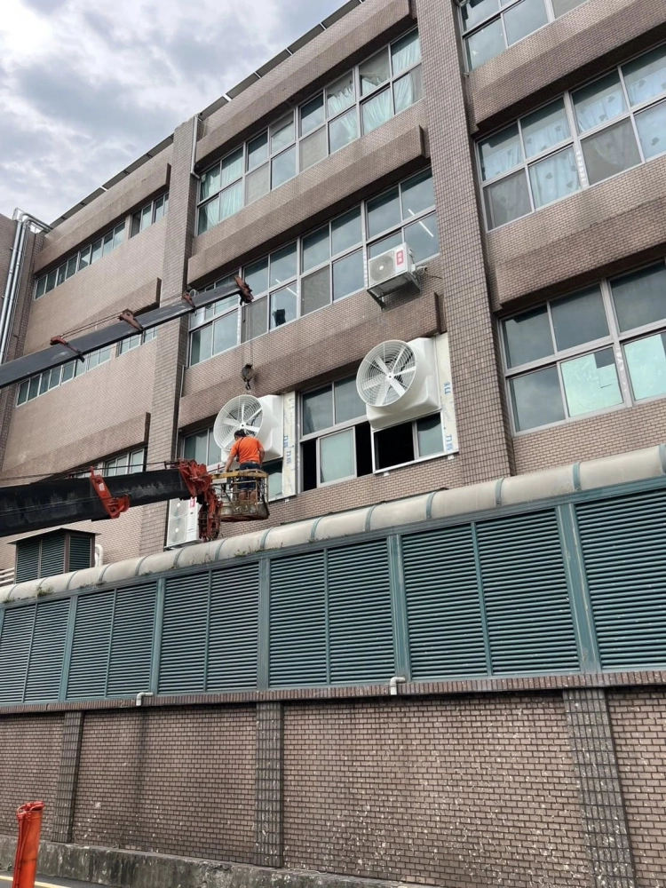 大甲鋁擠型廠房通風工程
