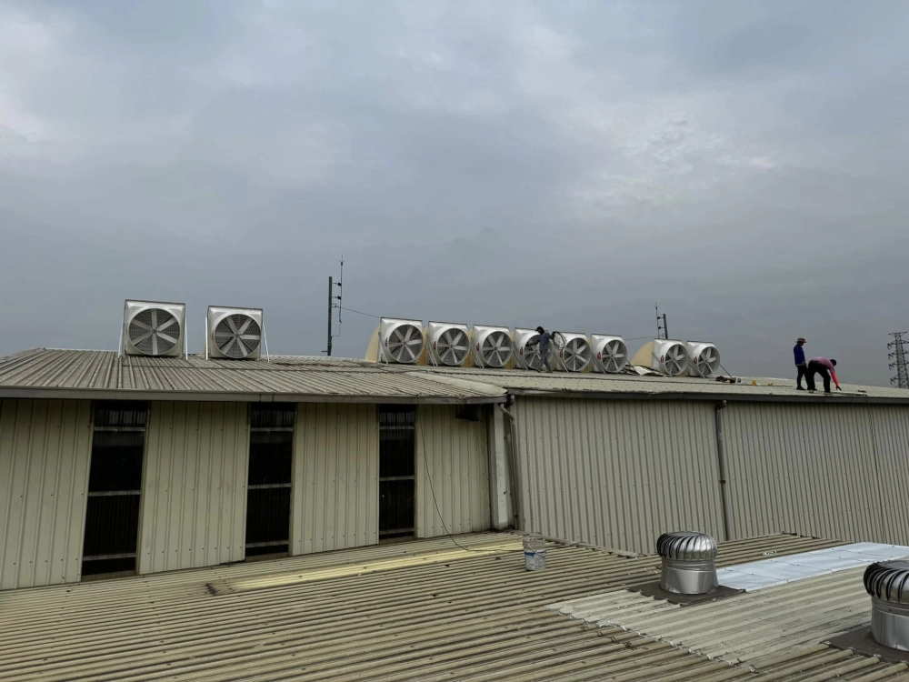 高雄氣體鋼瓶廠通風工程