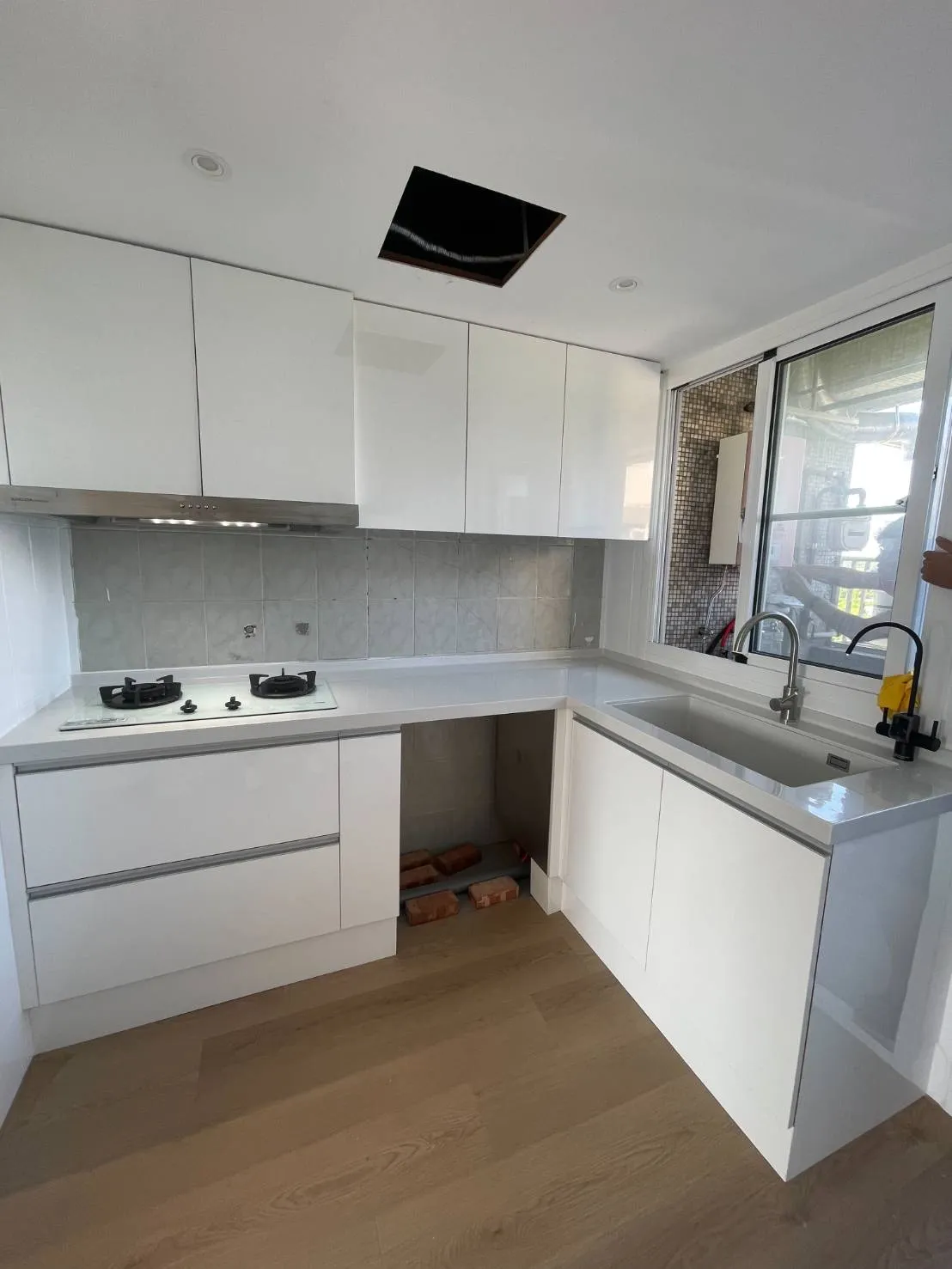 226+158公分，下櫃304不鏽鋼桶身｜廚具行推薦｜高雄廚具行推薦