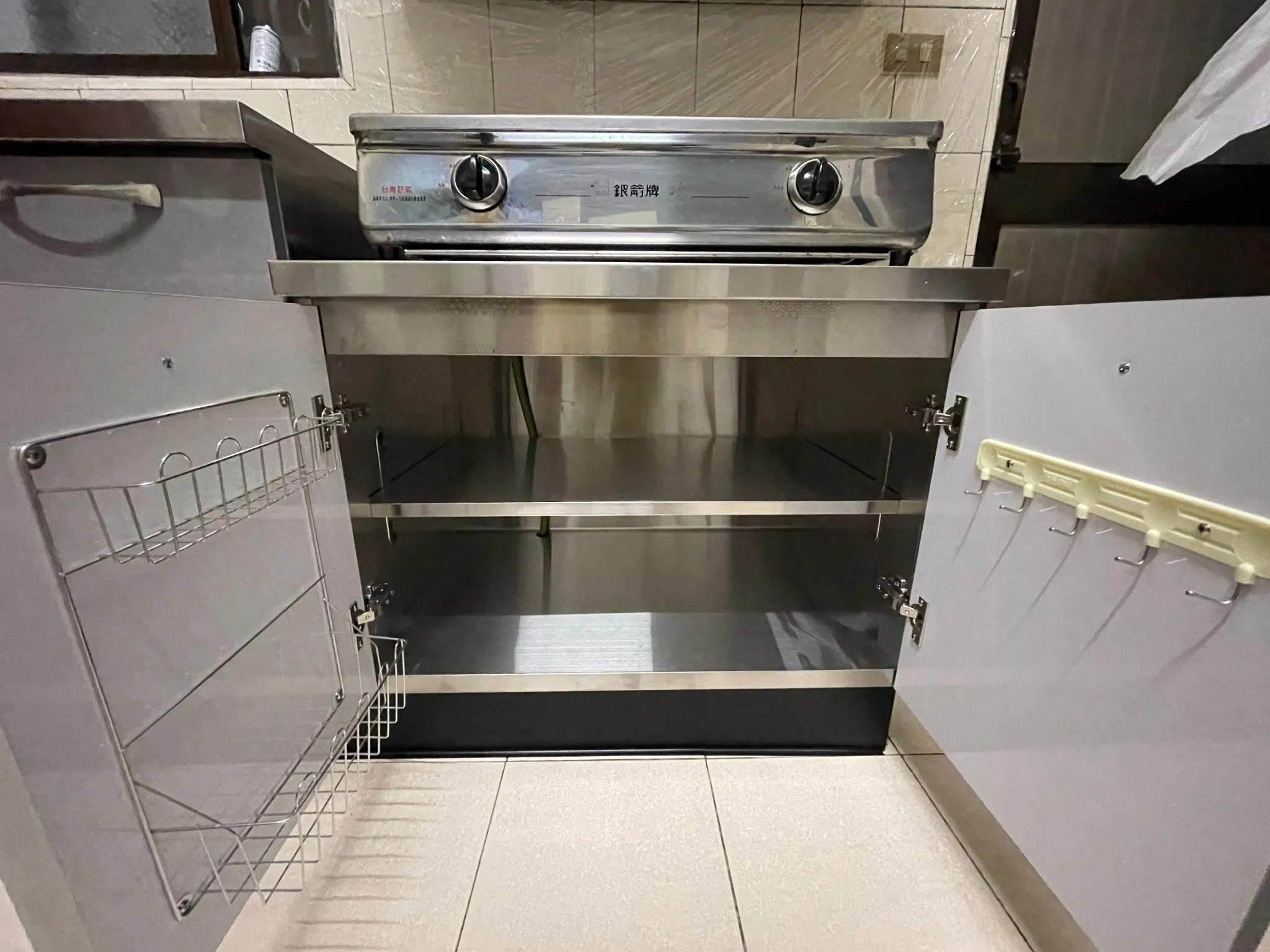 213公分 下櫃304不鏽鋼桶身｜廚具行推薦｜高雄廚具行推薦
