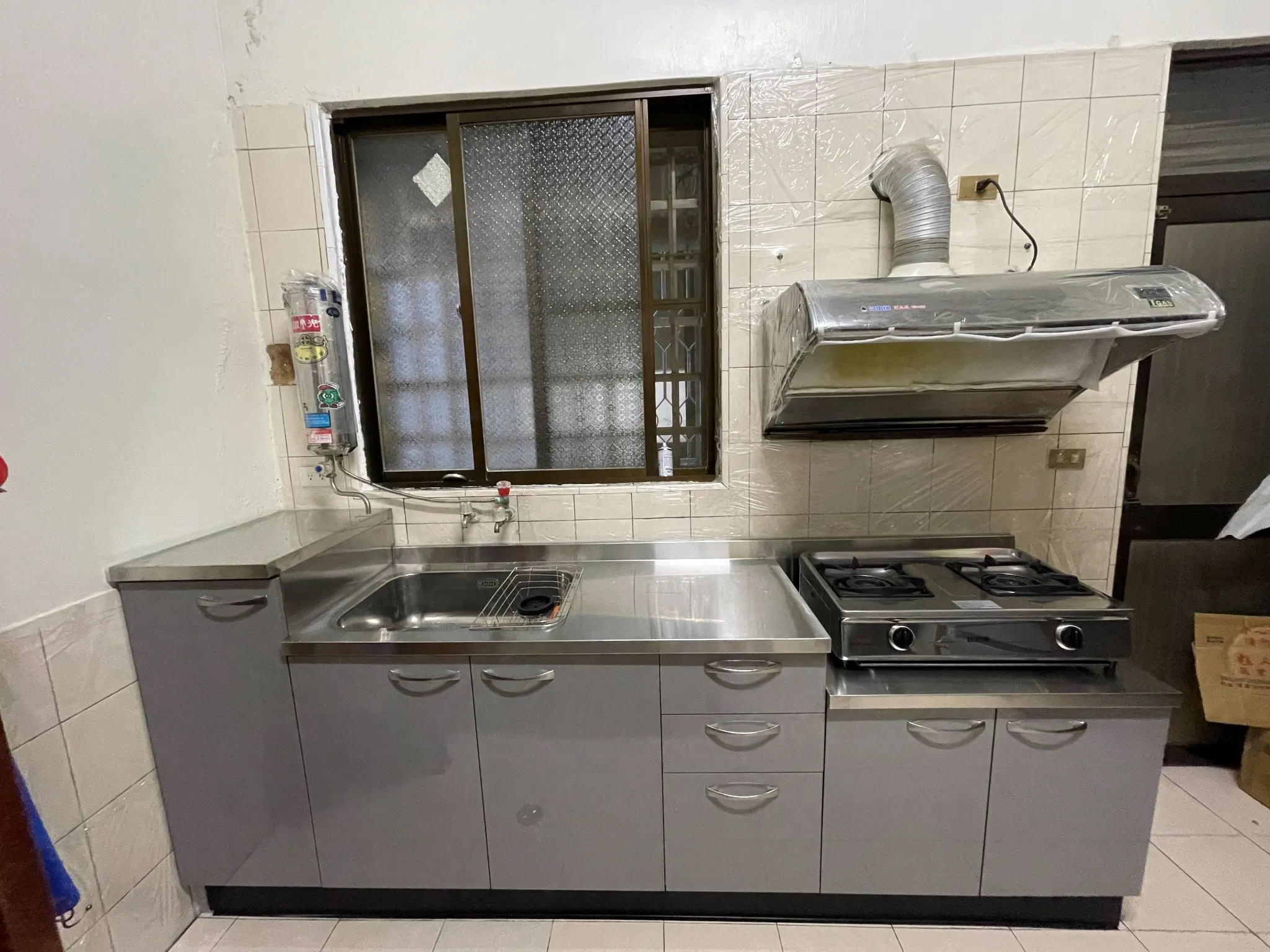 213公分 下櫃304不鏽鋼桶身｜廚具行推薦｜高雄廚具行推薦