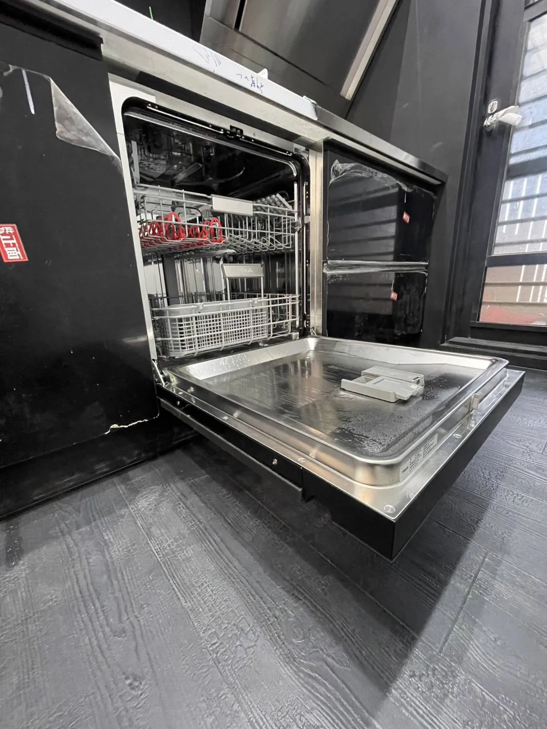 255公分+60公分電器櫃+90公分冰箱櫃+40公分鞋櫃｜廚具行｜高雄廚具行