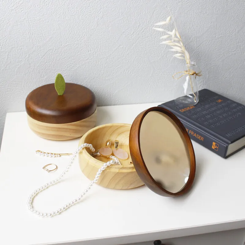 首飾盒 小物收納盒 珠寶飾品盒 加鏡