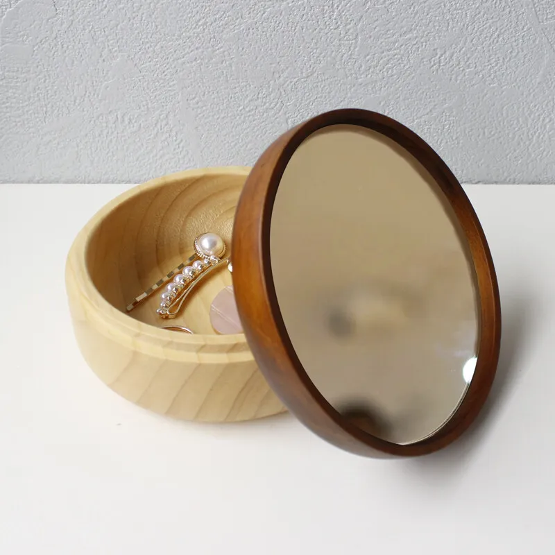 首飾盒 小物收納盒 珠寶飾品盒 加鏡