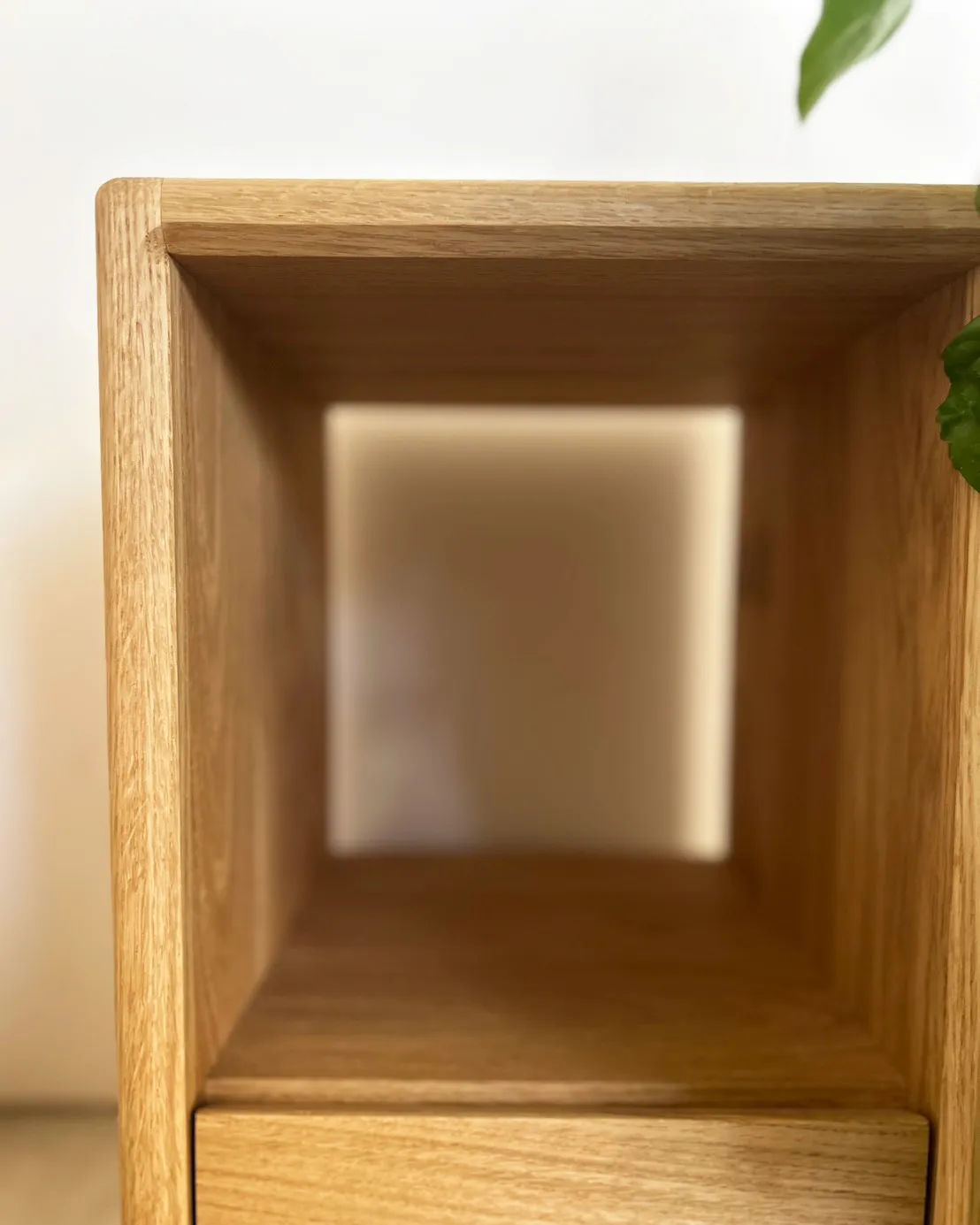 MORE 木框框 床頭櫃｜開放層＋抽屜款