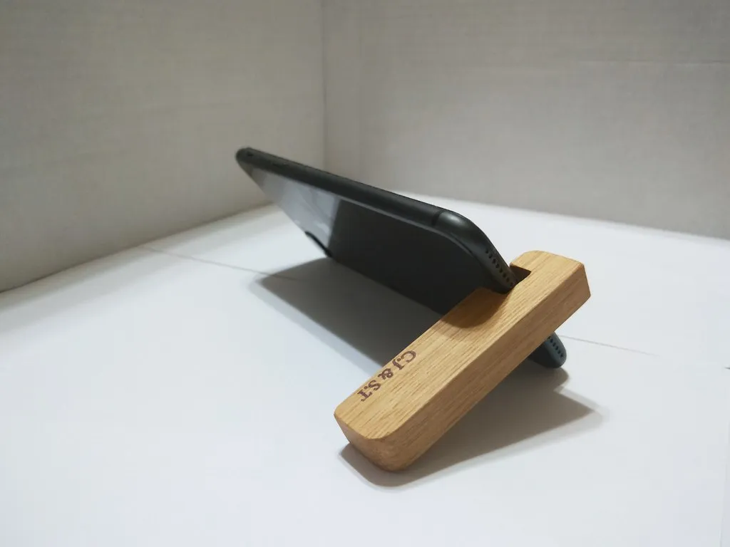  【客製化禮物】實木手機架鑰匙圈