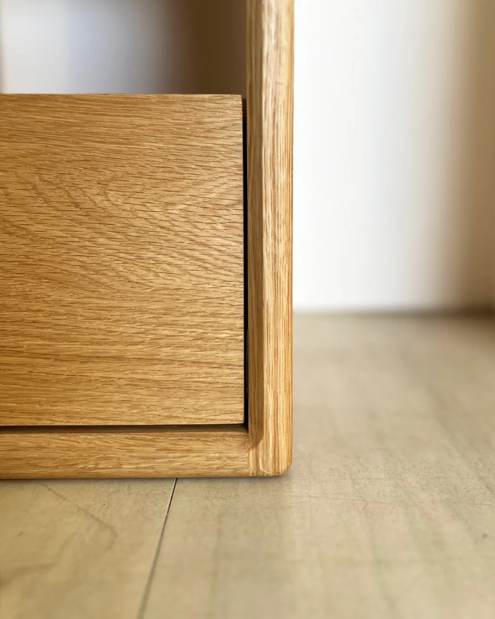 MORE 木框框 床頭櫃｜開放層＋抽屜款