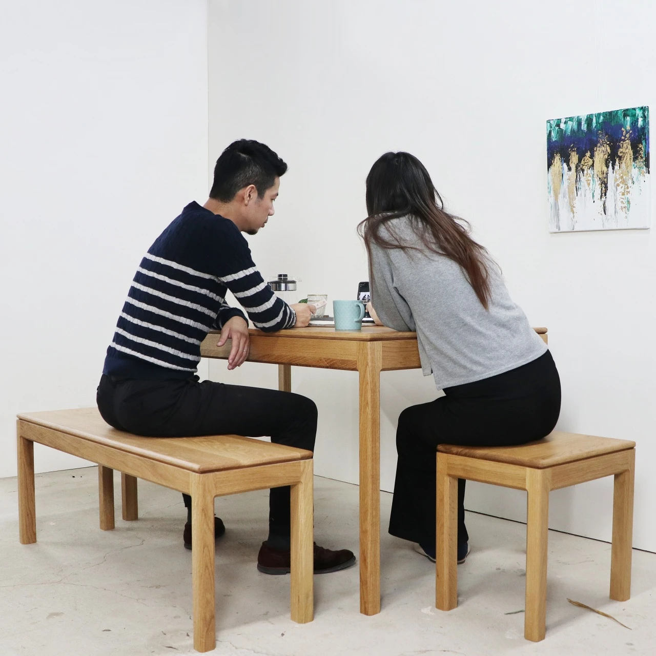 MORE Gather Table & Bench 聚在一起餐桌組  |  餐桌  |  長凳