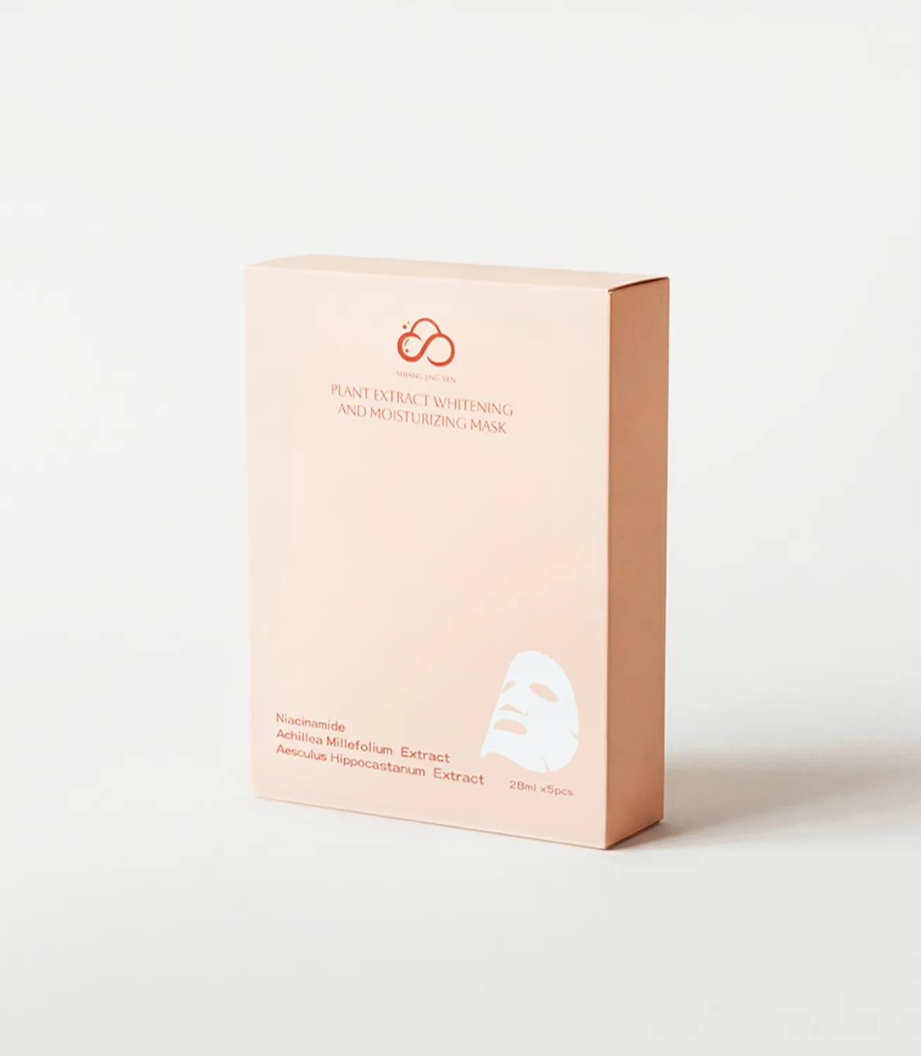 植萃淨白保濕面膜 (5片/盒)